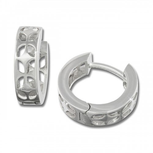 SilberDream Creole Muster Blume 925 Sterling Silber Ohrring SDO3415