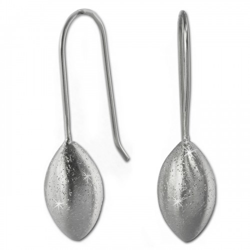 SilberDream Ohrhnger Tropfen diamantiert 925 Silber Damen Ohrring SDO3420