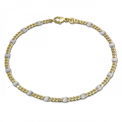 SilberDream Armband Plättchen 333 Gelbgold Damen 19cm 8 Karat GDA0049T