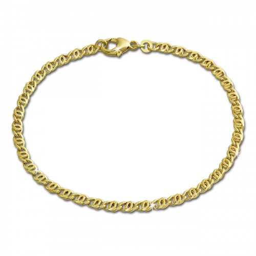SilberDream Armband Tigerauge 333 Gold 19cm 8 Karat GDA0039Y