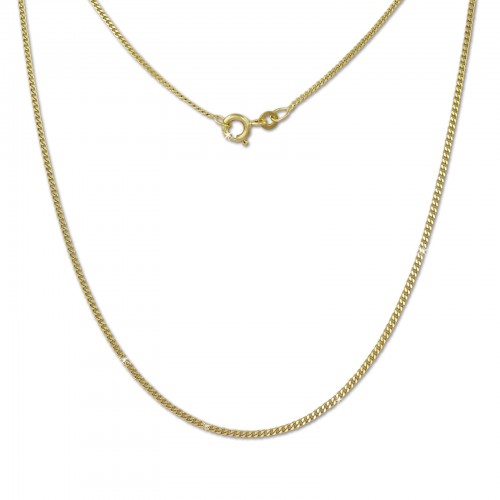 SilberDream Collier Kette Panzer 333 Gold Damen 45cm 8 Karat GDK00545Y
