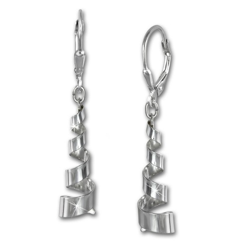SilberDream Ohrhnger Spirale gro Ohrring 925 Sterling Silber SDO5643