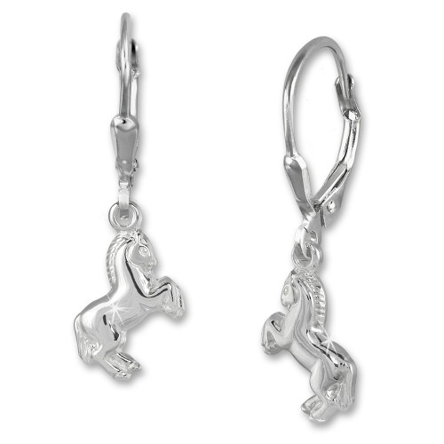 Kinder Ohrring Pferd 925er Silber Ohrhnger Kinderschmuck TW SDO583J