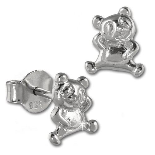 SilberDream Ohrstecker Teddybr 925er Silber Kinder Ohrringe SDO404