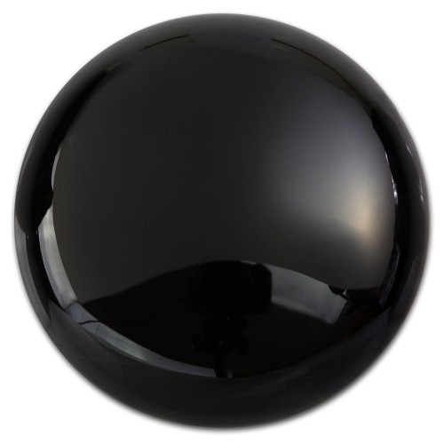 Amello Coin Edelstein Onyx schwarz für Coinsfassung Stahlschmuck ESC705S