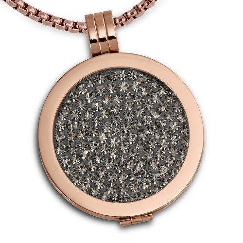 Coins-Anhänger-Set Edelstahl-Kettenanhänger mit Kette 80cm ESCS04K