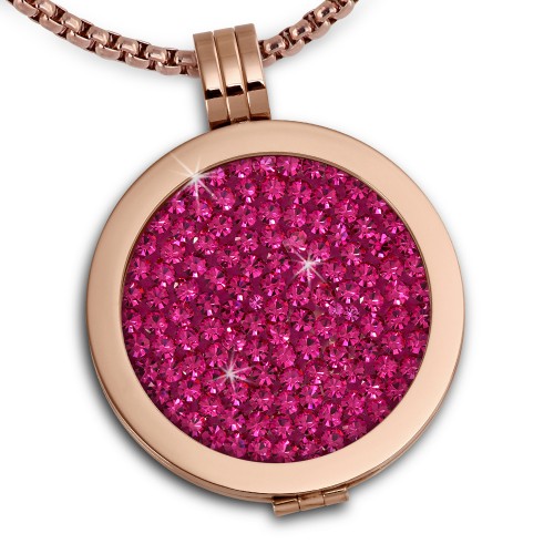 Coins-Anhänger-Set Edelstahl-Kettenanhänger mit Kette 80cm ESCS04P