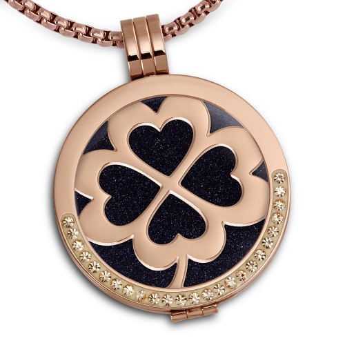 Coins-Anhänger-Set Edelstahl-Kettenanhänger mit Kette 50cm ESCS51B