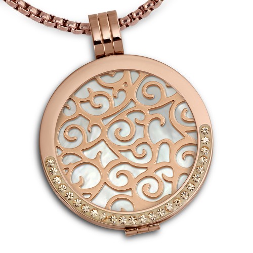 Coins-Anhänger-Set Edelstahl-Kettenanhänger mit Kette 50cm ESCS51W