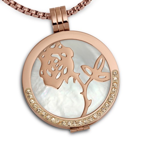 Coins-Anhänger-Set Edelstahl-Kettenanhänger mit Kette 50cm ESCS52W