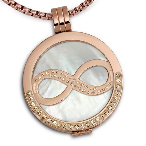 Coins-Anhänger-Set Edelstahl-Kettenanhänger mit Kette 50cm ESCS53W