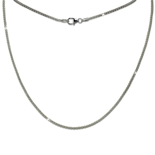 SilberDream Collier Himbeerkette 925er Silber Halskette 45cm Kette SDK22245J