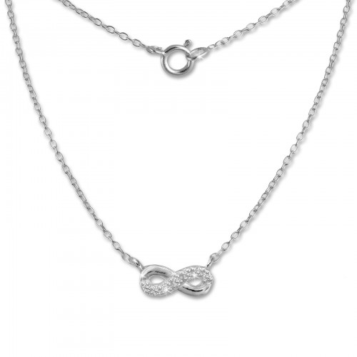 SilberDream Kette Unendlich 925er Sterling Silber 45cm Halskette SDK8010J