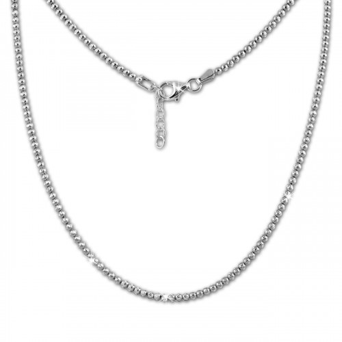SilberDream Collier Kette Kugeln 925 Sterling Silber Damen 44cm-47cm SDK11045J