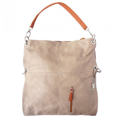 Hobo Bag Umhängetasche Leder Braun Damen Schultertasche DrachenLeder OTF102C