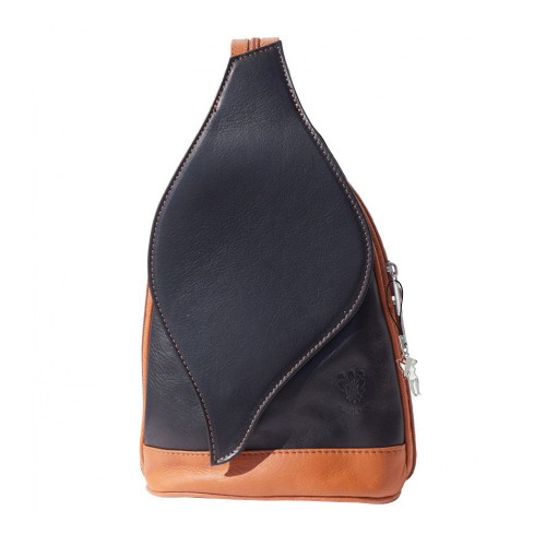 Rucksack Leder schwarz Damenrucksack Handtasche DrachenLeder OTF603S
