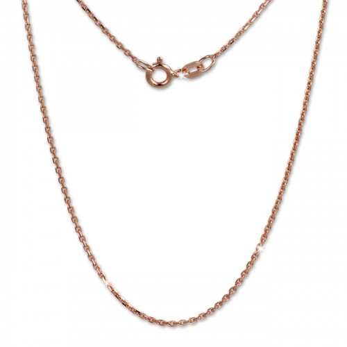 SilberDream Ankerkette rosevergoldet 925er Silber 70cm Damen Kette SDK27170E