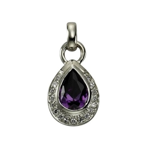 KISMA Schmuck Anhnger fr Ketten lila Sterling Silber 925 KIH0105-020